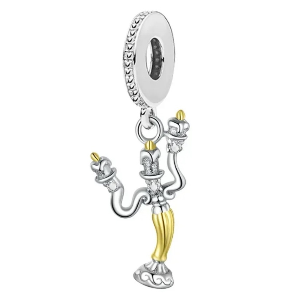 Disney Beauty & the Beast Charm - Lumiere * Not Pandora